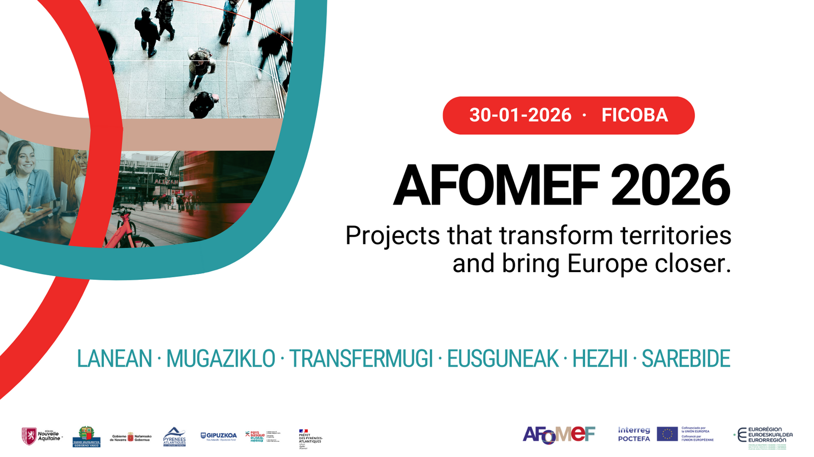 AFOMEF TO PRESENT SIX INTERREG POCTEFA (2021–2027) CROSS-BORDER COOPERATION PROJECTS AT FICOBA ON 30 JANUARY